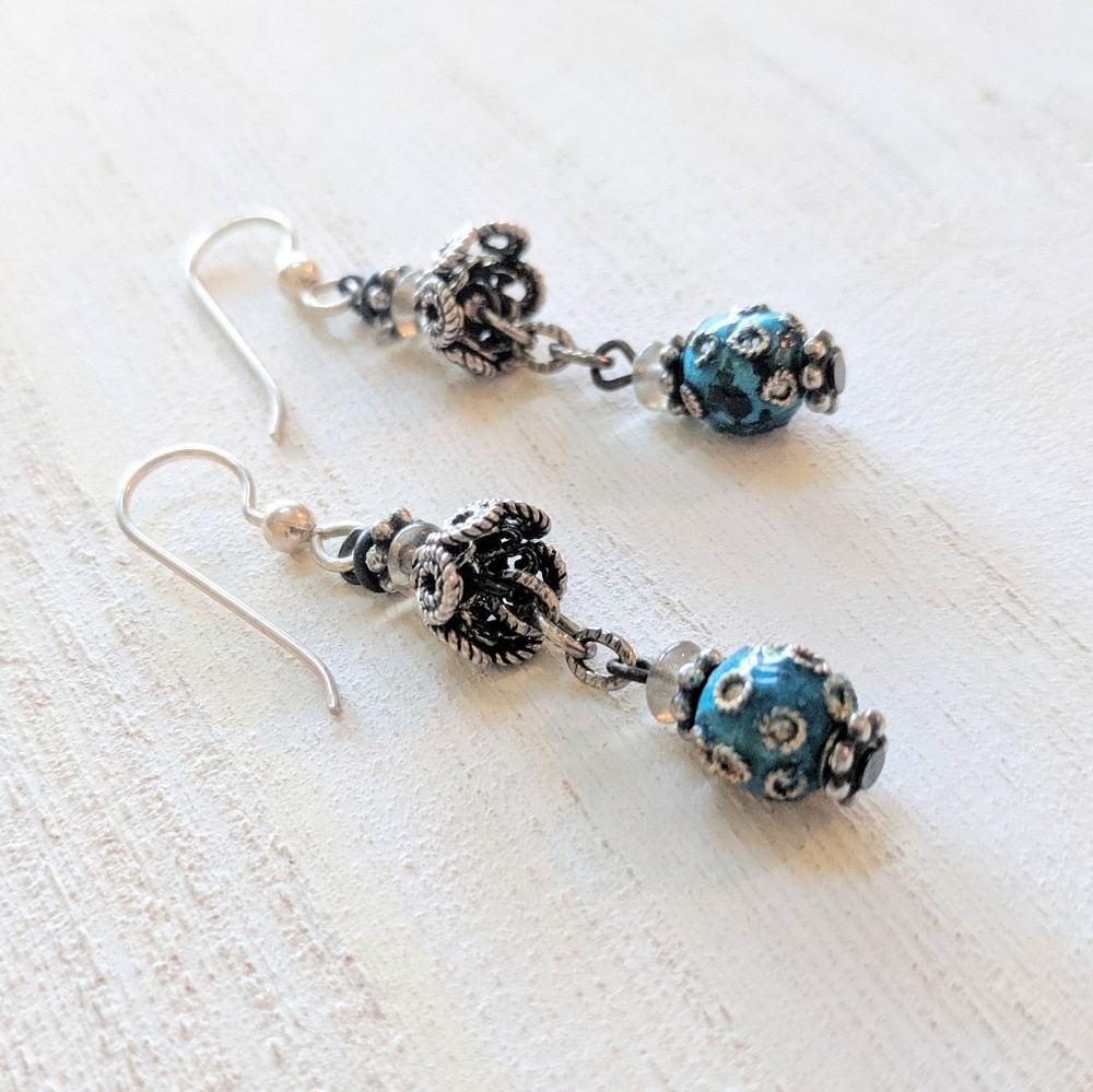 Julz Jewelry Vintage Australian Crystal Earrings